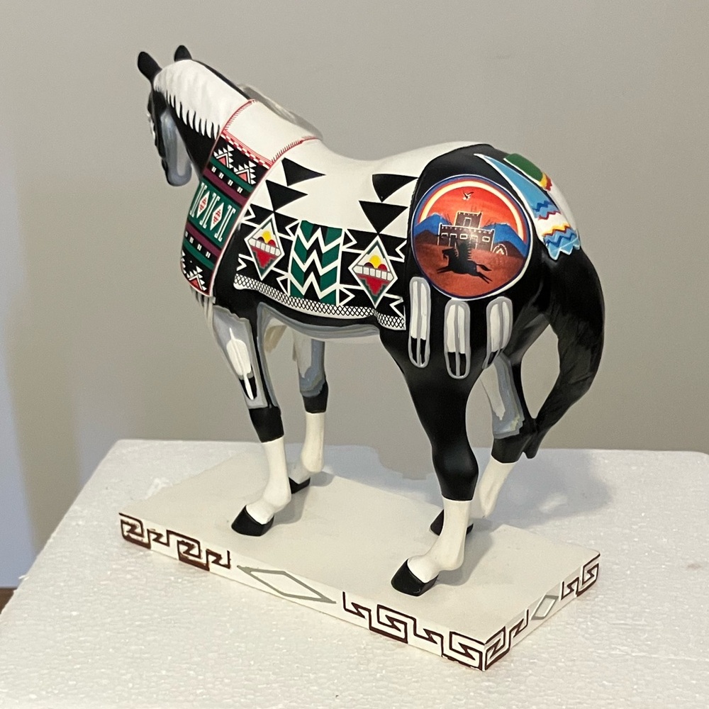 Tewa Horse - The Trail Of Painted Ponies #1546 Figurine 2004 First Edition - Picture 3 of 7